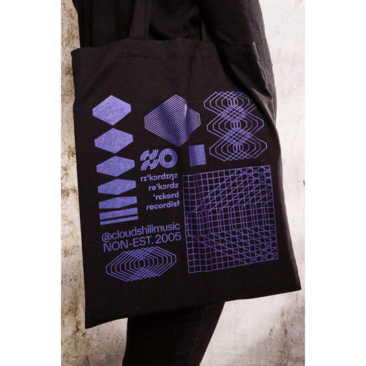 Clouds Hill - 'Interface Collection' Black Tote Bag