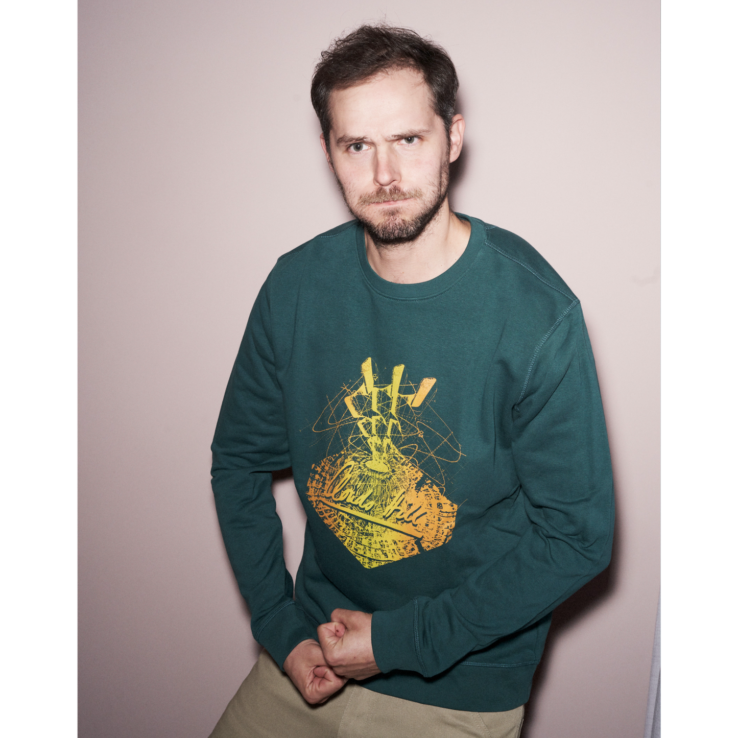 Clouds Hill "Hidden Speculations"- ANTENNA (Green) Crewneck