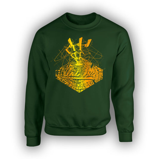 Clouds Hill "Hidden Speculations"- ANTENNA (Green) Crewneck