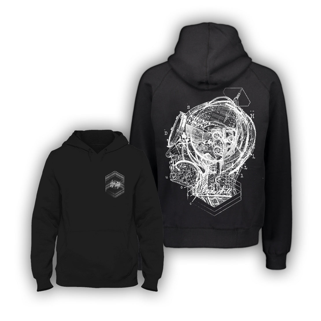 Clouds Hill "Hidden Speculations" - DIVER (Black) Hoodie