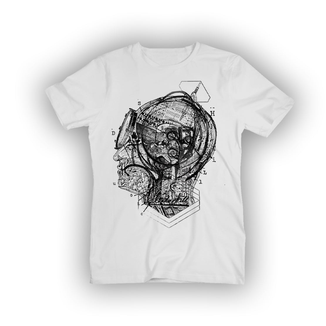 Clouds Hill "Hidden Speculations" - DIVER (White) T-Shirt